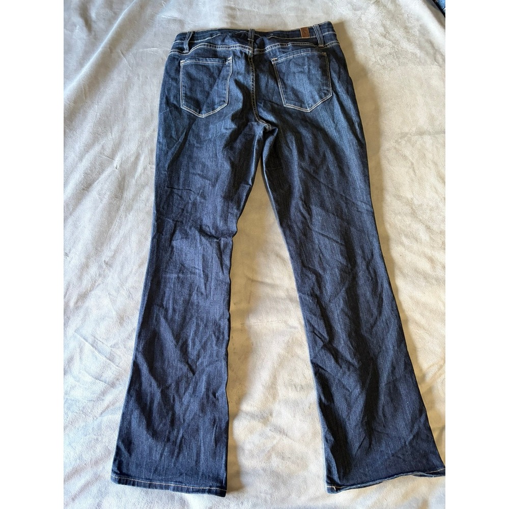 Simply Vera Vera Wang Bootcut Jeans Dark Wash Mid Rise Denim Size 10 - Picture 2 of 4